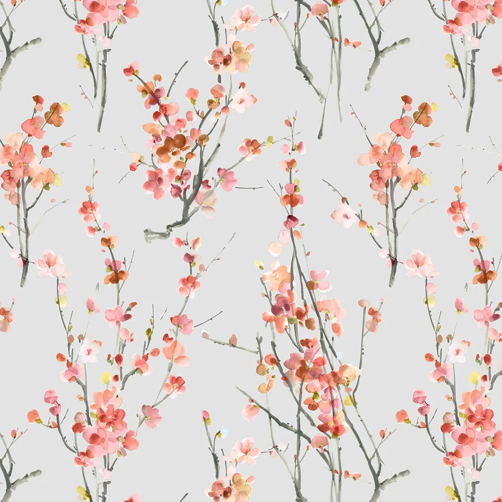 Saville Printed Made to Measure Curtains Stone