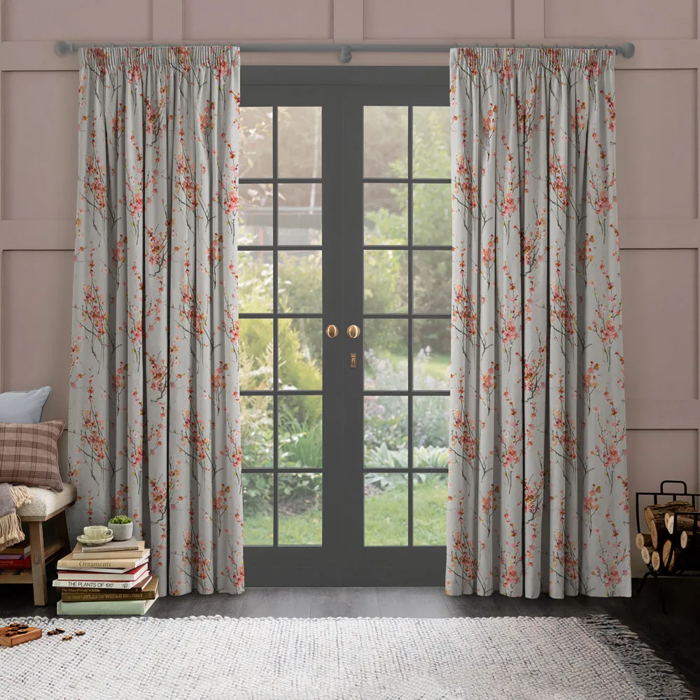 Saville Printed Made to Measure Curtains Stone