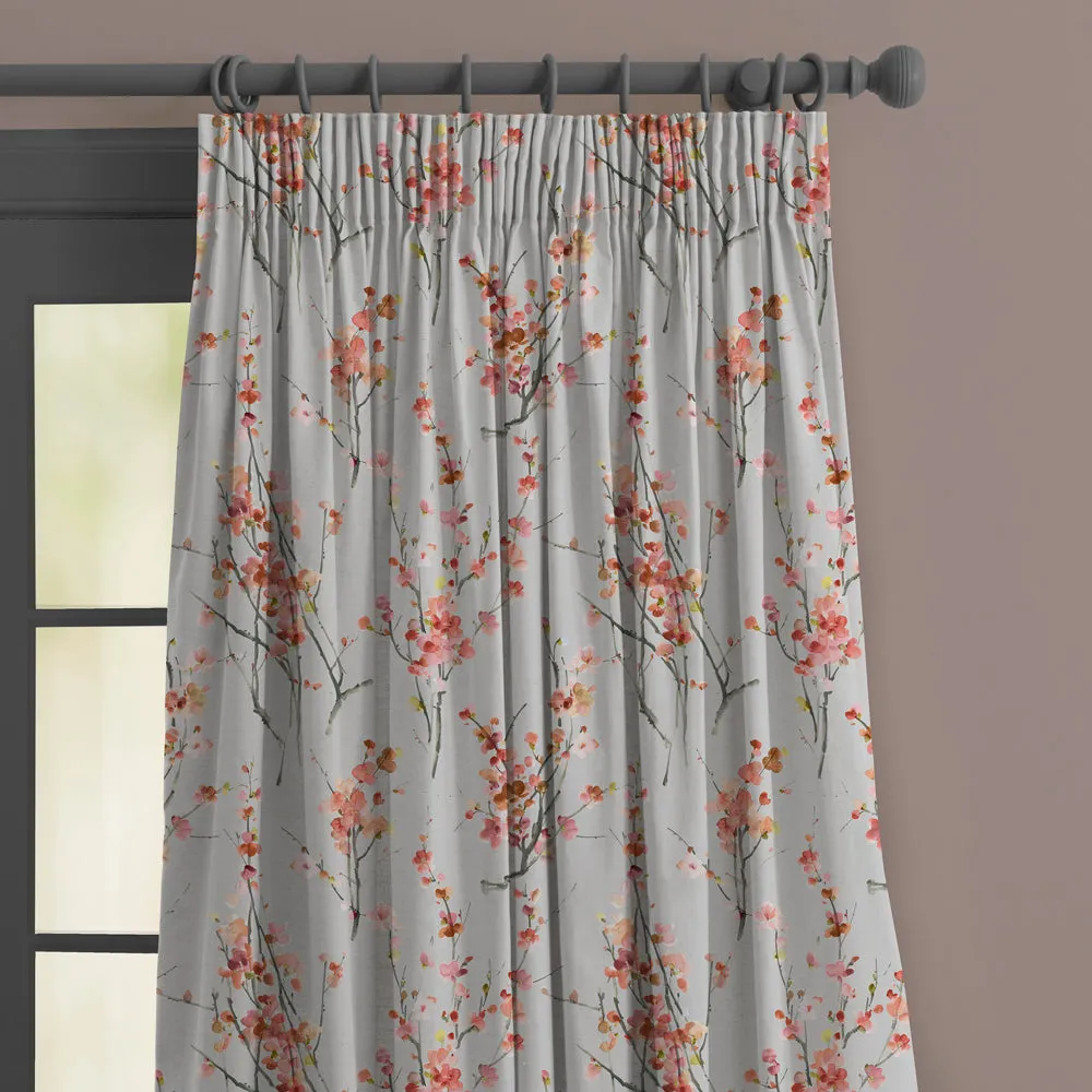 Saville Printed Made to Measure Curtains Stone
