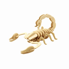 Scorpion 3D Wooden Puzzle, 7-3/4-Inch wooden room decoration