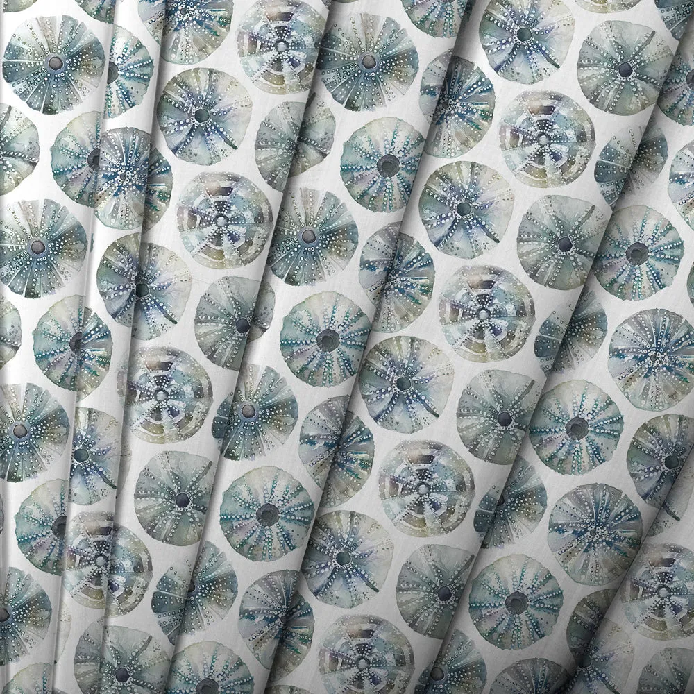 Sea Urchin Printed Made to Measure Curtains Slate