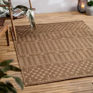 Seagrove Jute Effect Indoor/Outdoor Rug Natural modern fashion rug  