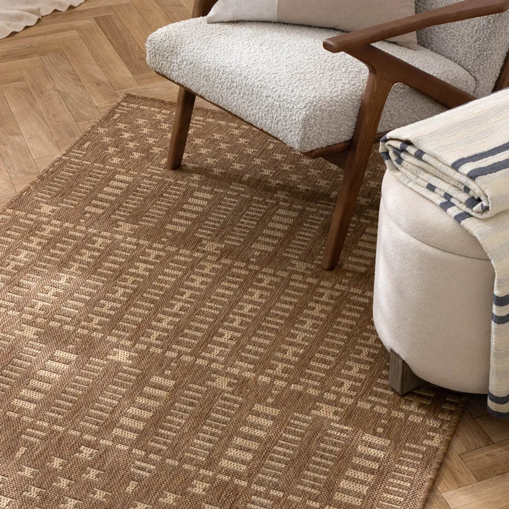 Seagrove Jute Effect Indoor/Outdoor Rug Natural