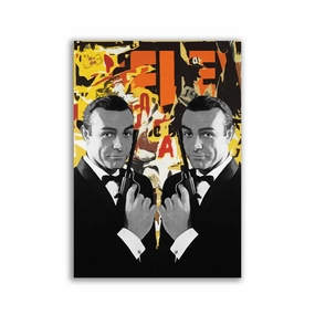 Sean Connery by RS Artist framed mural artwork