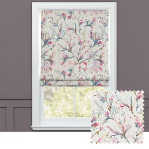 Seaweed Printed Cotton Made to Measure Roman Blinds Abalone chic floor carpet  