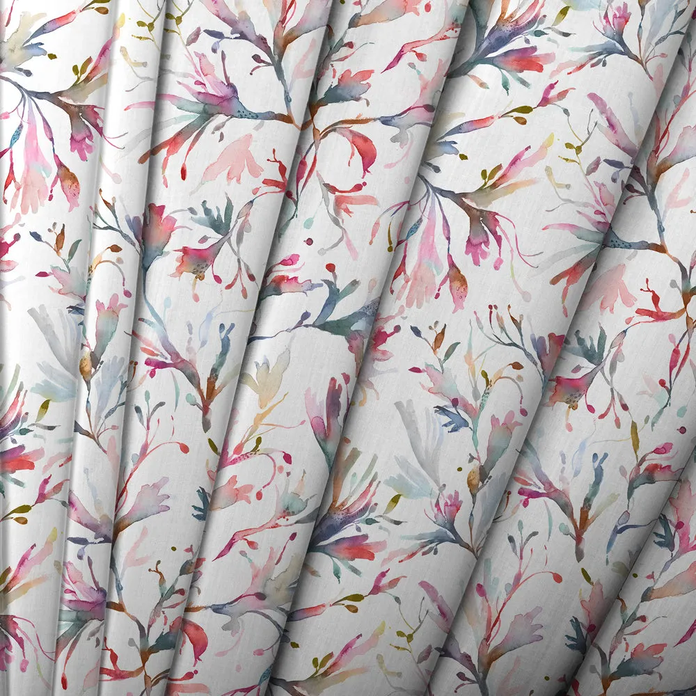 Seaweed Printed Made to Measure Curtains Abalone