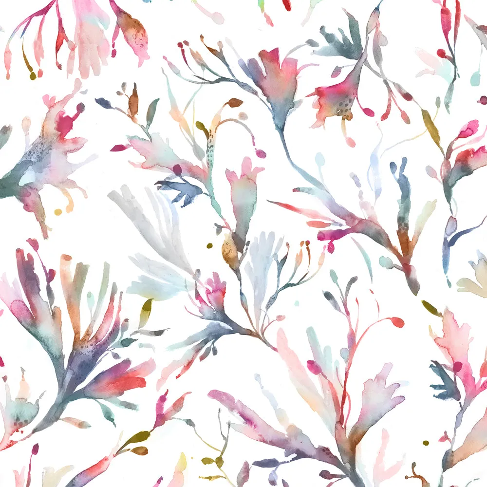 Seaweed Printed Made to Measure Curtains Abalone