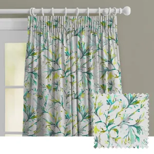 Seaweed Printed Made to Measure Curtains Kelpie modern fashion rug  