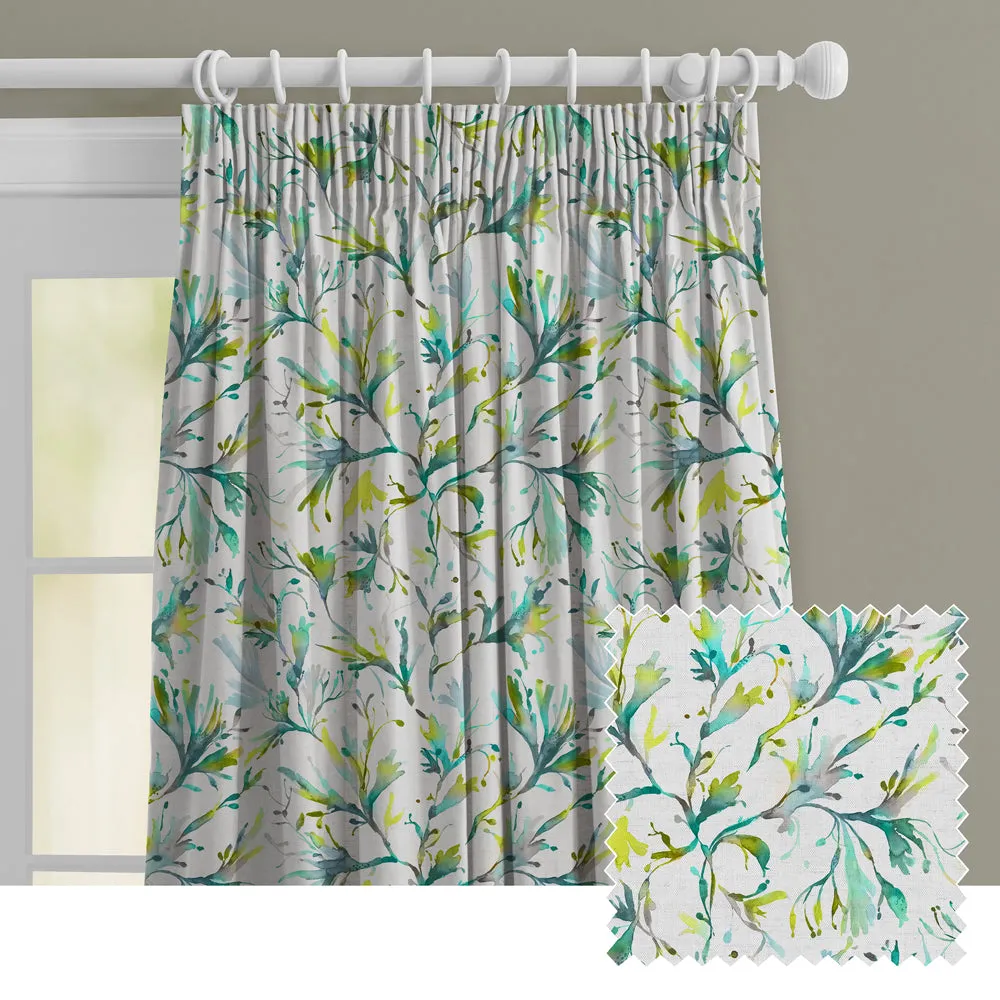 Seaweed Printed Made to Measure Curtains Kelpie modern fashion rug  