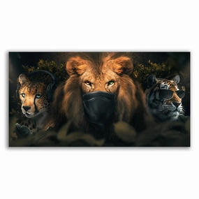 See Hear Speak by Zenzdesign framed mural artwork