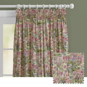Seneca Forest Printed Made to Measure Curtains Spring chic floor carpet  