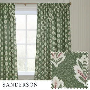 Sessile Leaf Motif Pencil Pleat Curtains Leaf modern fashion rug  