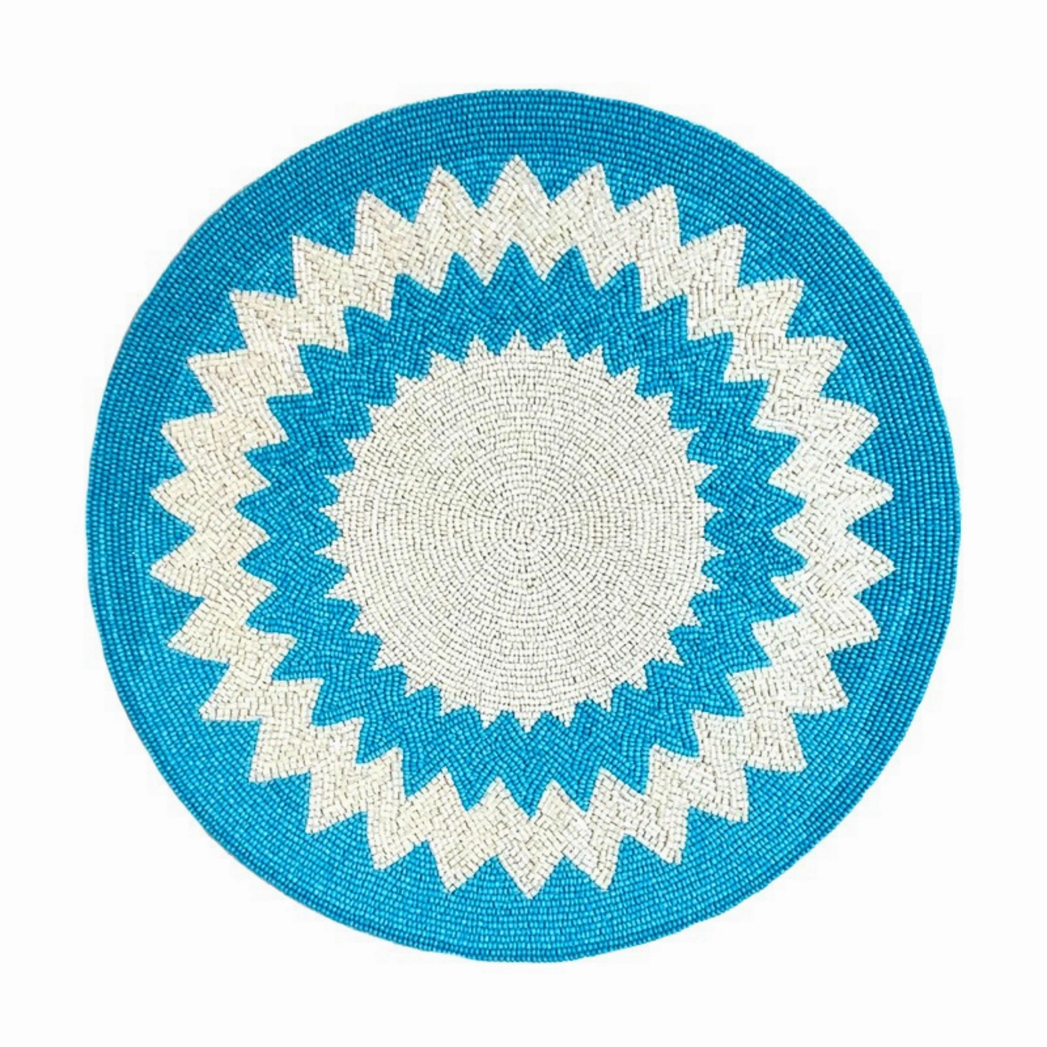 Set of 2 Blue & White Capri Placemats mini desktop sculpture