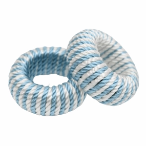 Set of 4 Cord Napkin Rings mini desktop sculpture