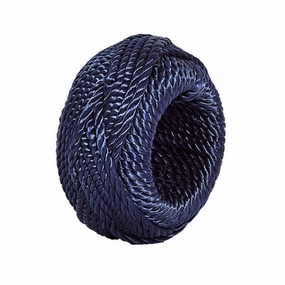 Set of 4 Navy Rope Napkin Rings cute desktop display
