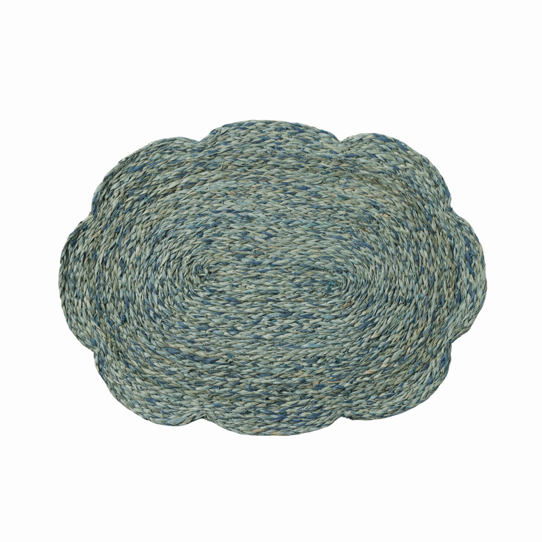Set of 4 Oval Vera Flower Placemats mini desktop sculpture