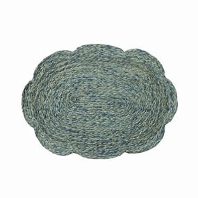 Set of 4 Oval Vera Flower Placemats mini desktop sculpture