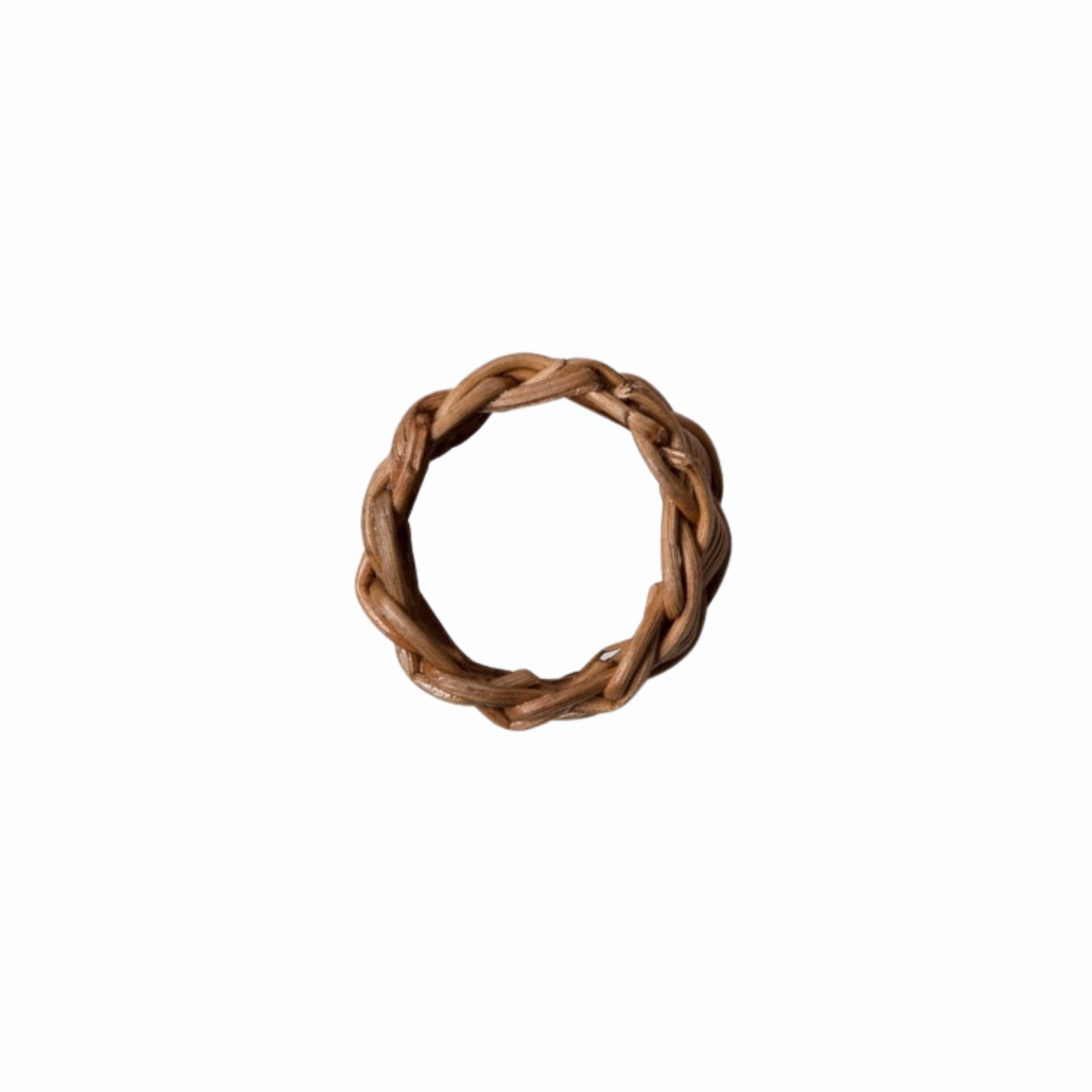 Set of 4 Rattan Napkin Rings