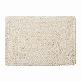 Set of 4 Rectangular Grant Ivory Placemats cute desktop display