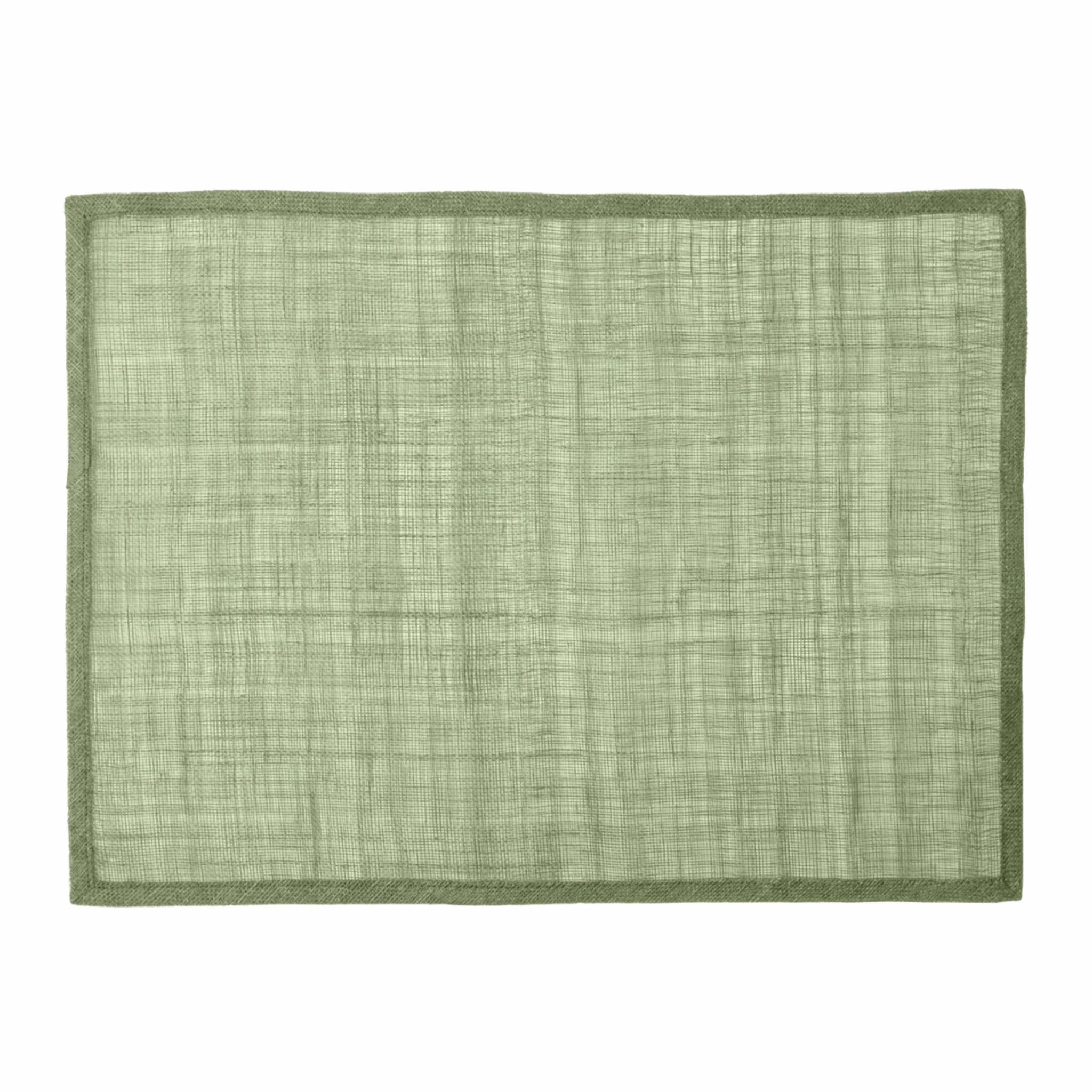 Set of 4 Rectangular June Abaca Placemats mini desktop sculpture