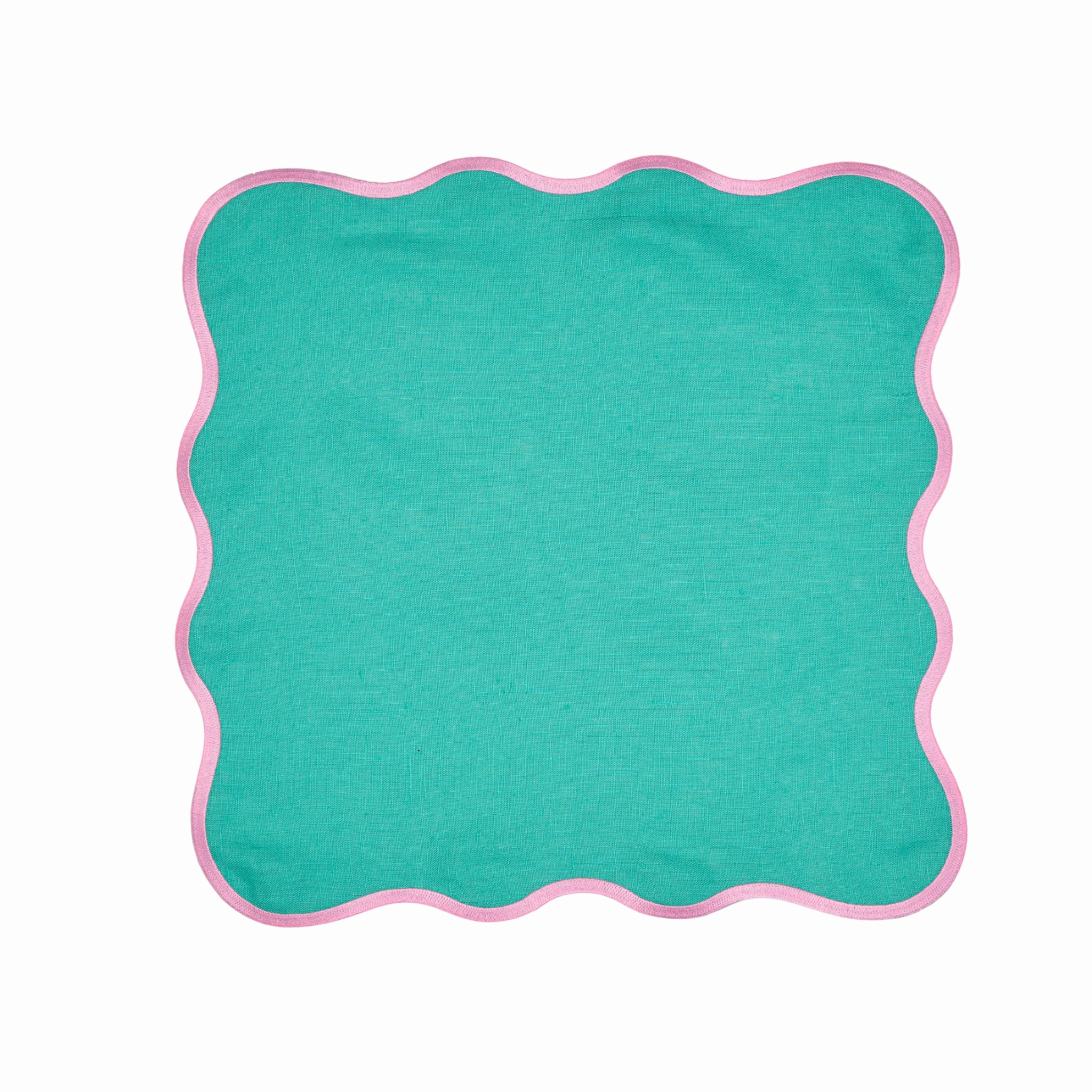 Set of 4 Scalloped Edge Lucia Napkins