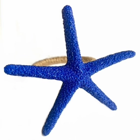 Set of 4 Starfish Napkin Rings mini desktop sculpture