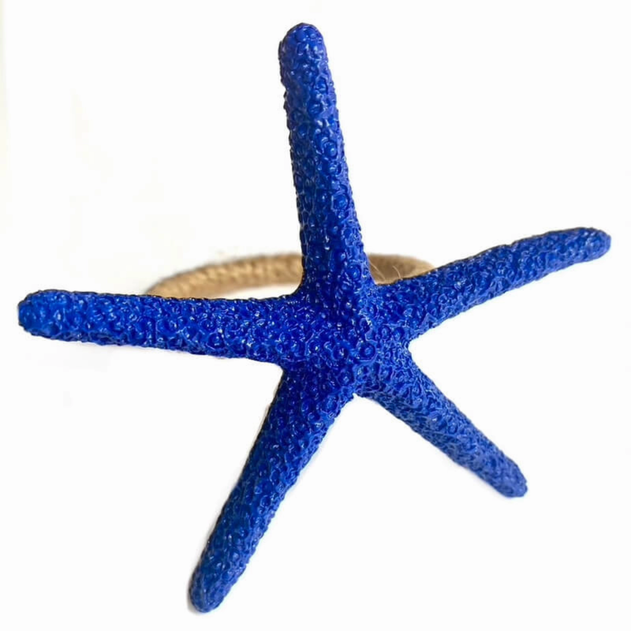 Set of 4 Starfish Napkin Rings cute desktop display