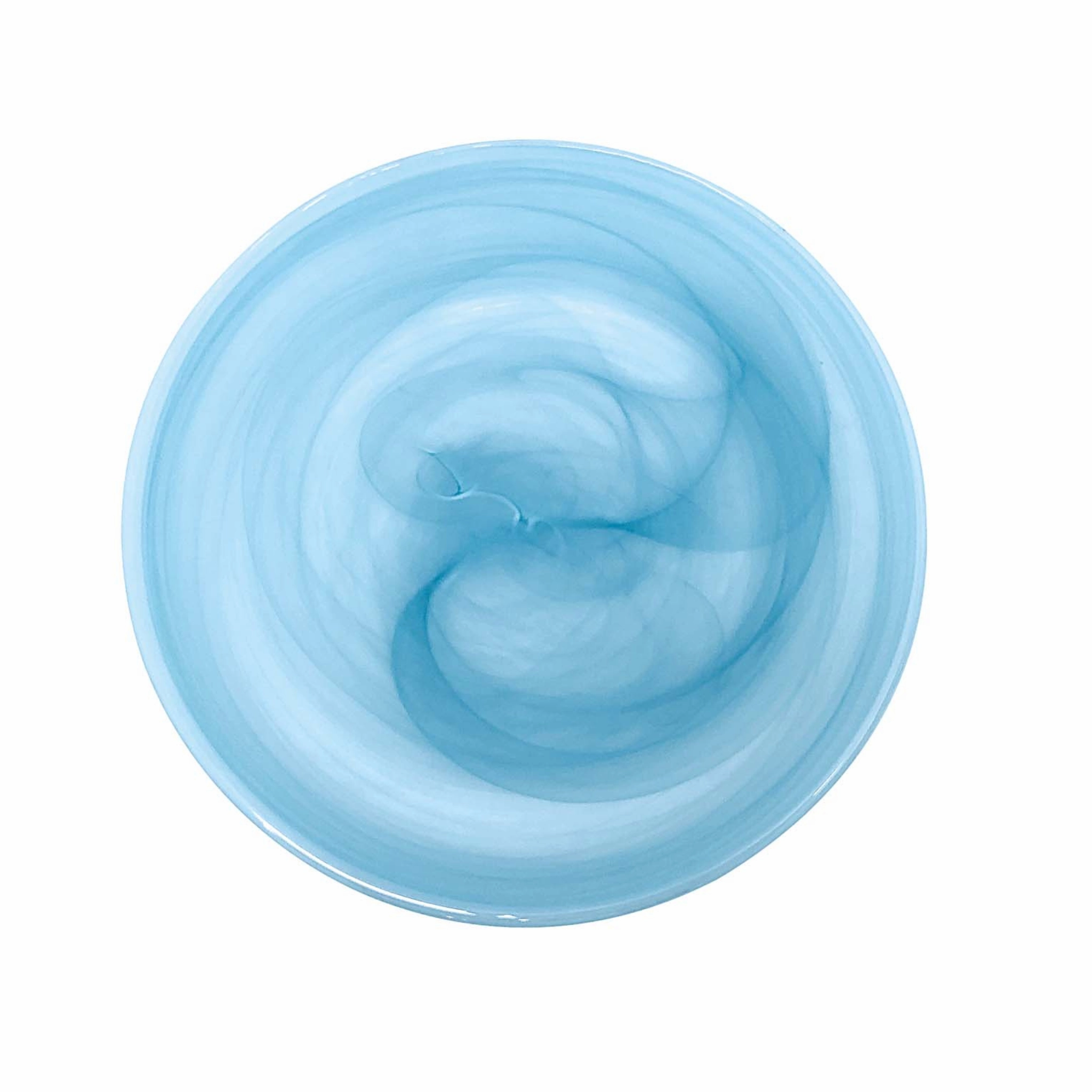 Set of Four Alabaster Aqua Dessert Plates cute desktop display