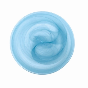 Set of Four Alabaster Aqua Dessert Plates cute desktop display