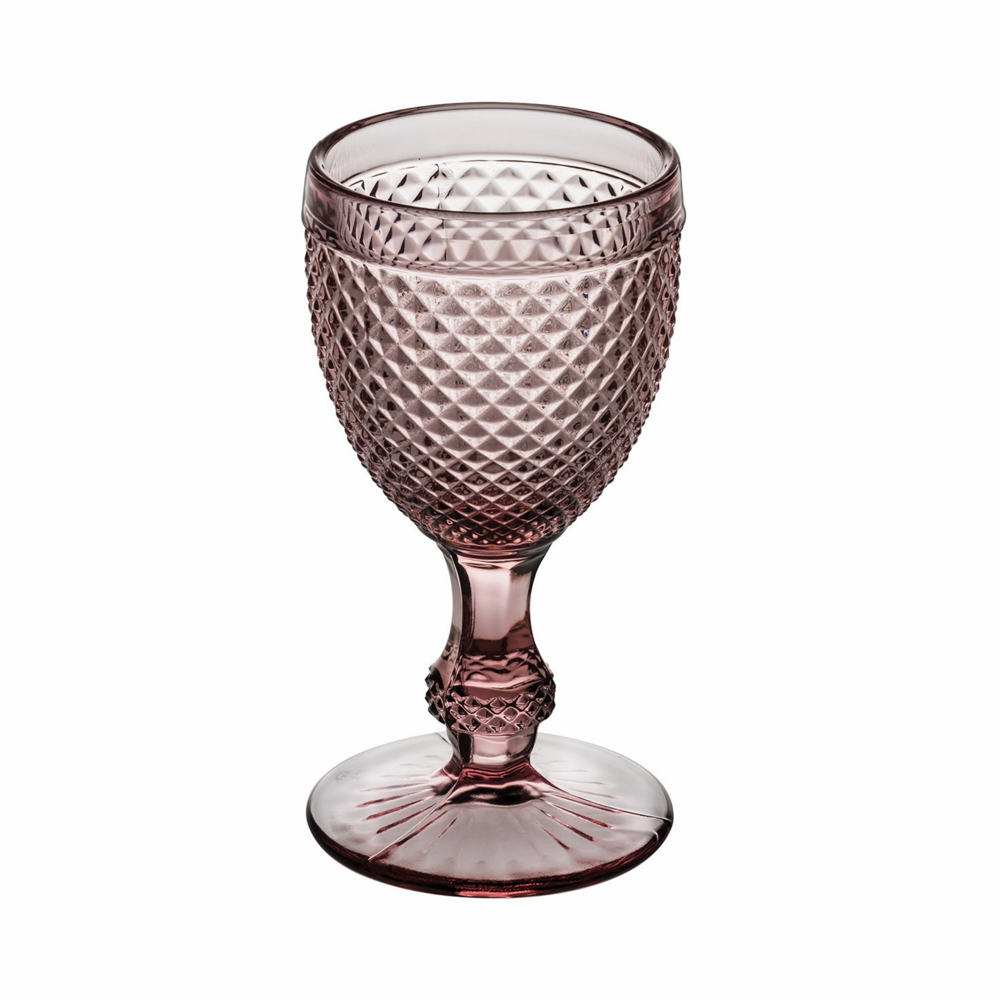 Set of Four Bicos Rosa Water Goblets mini desktop sculpture