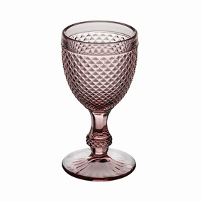 Set of Four Bicos Rosa Water Goblets mini desktop sculpture