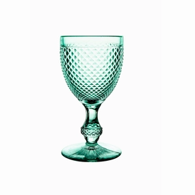 Set of Four Bicos Verde Water Goblets mini desktop sculpture