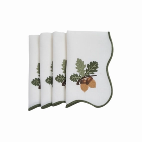 Set of Four Harvest Napkins cute desktop display