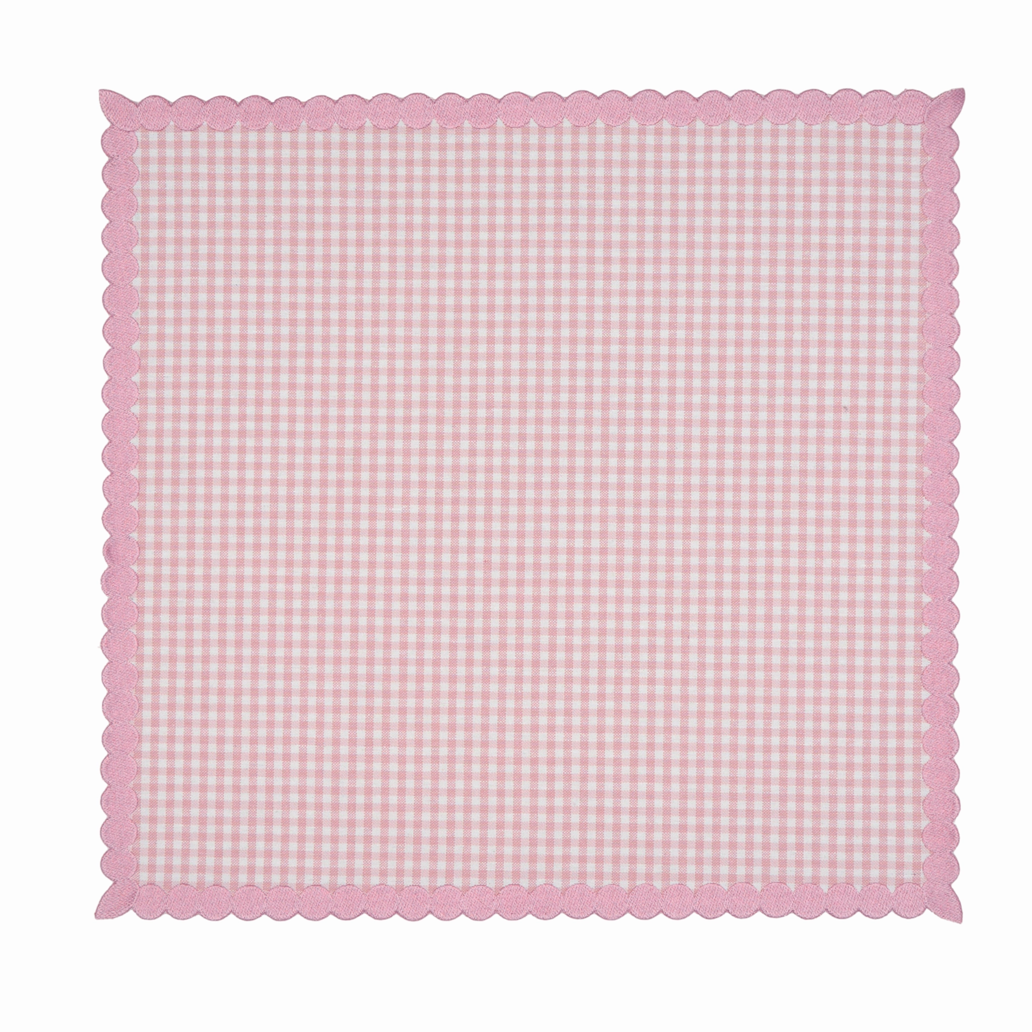 Set of Four Maisie Gingham Napkins cute desktop display