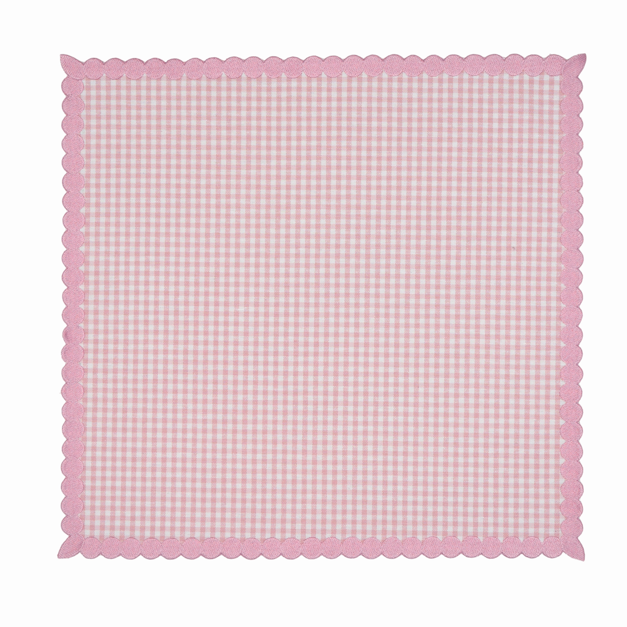 Set of Four Maisie Gingham Napkins mini desktop sculpture