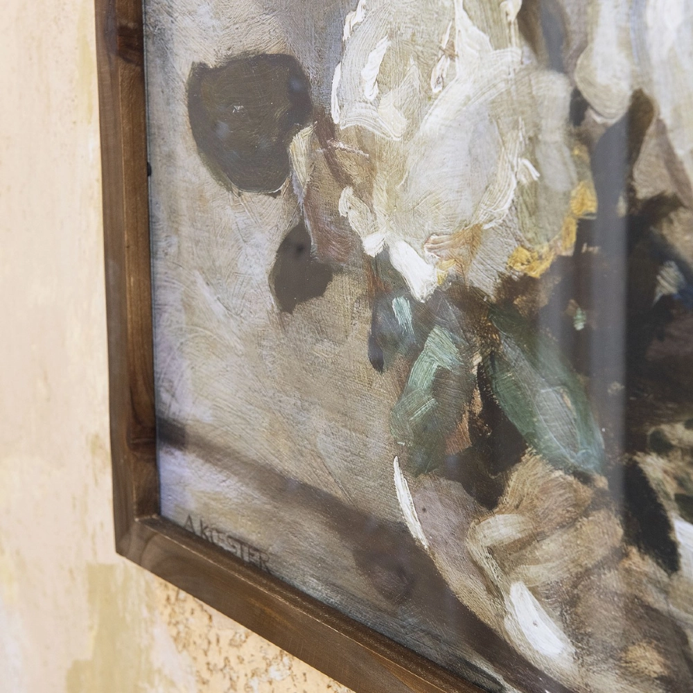 Set of Two Floral Tea Framed Prints 50cm