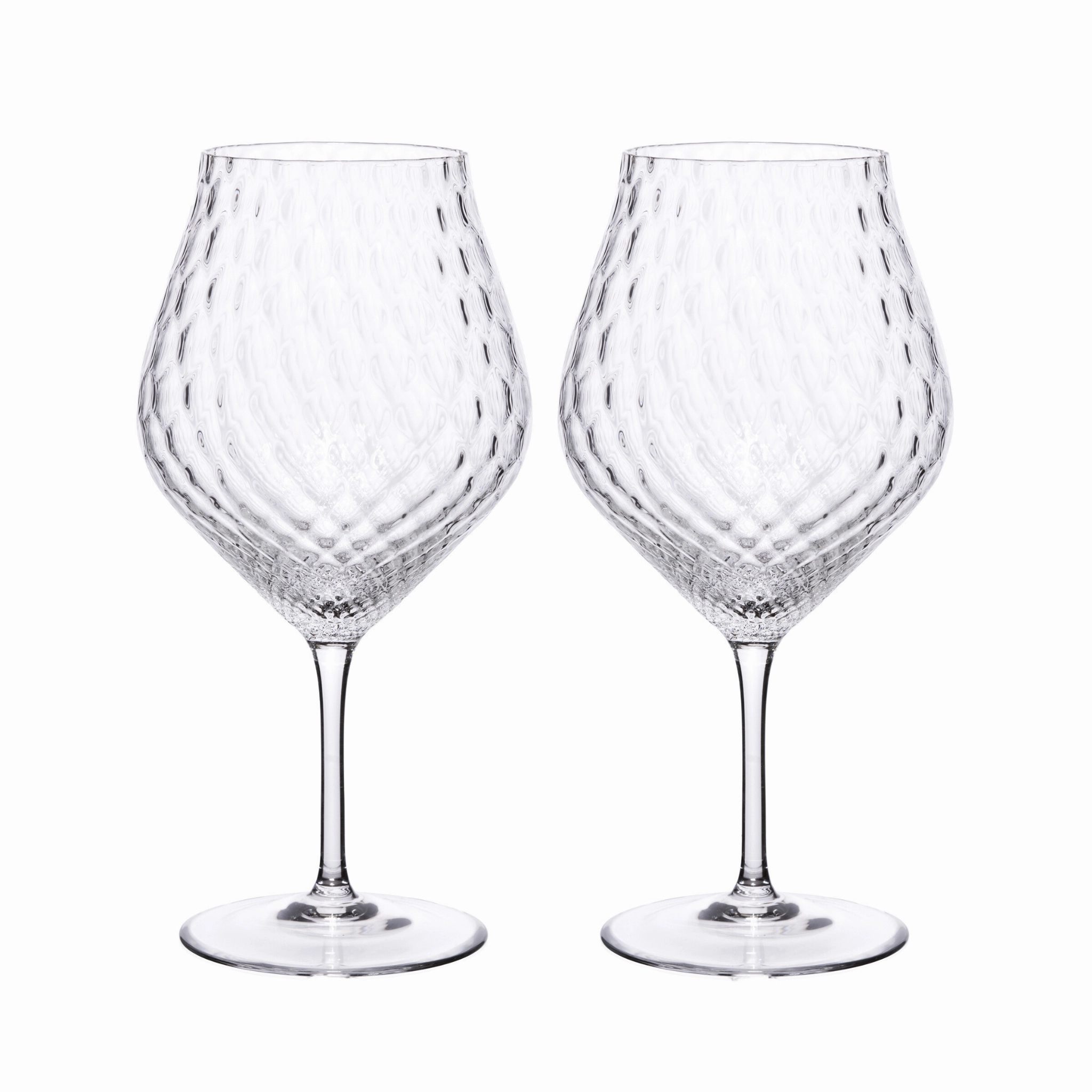 Set of Two Phoebe Clear Universal Wine Glasses cute desktop display