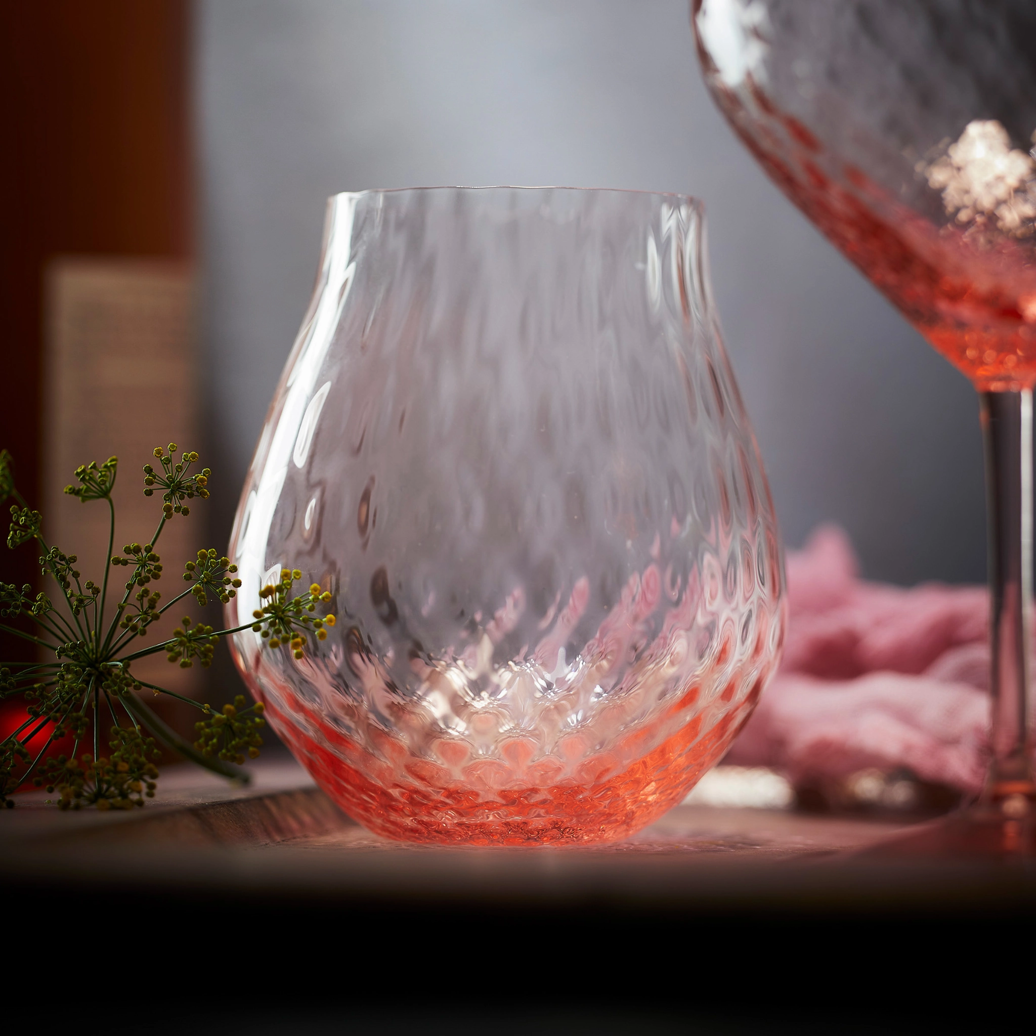 Set of Two Phoebe Rose Universal Wine Glasses
