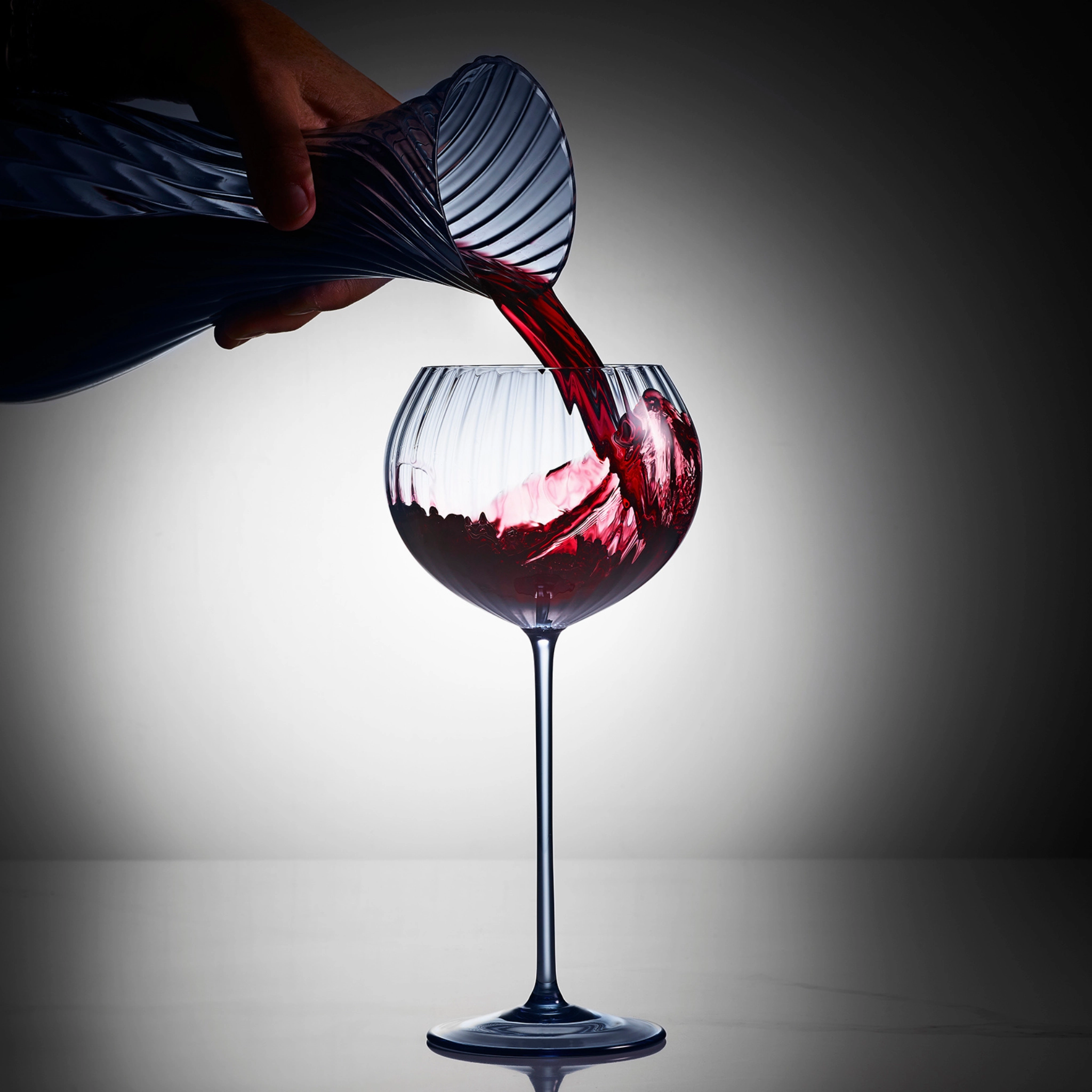 Set of Two Quinn Ocean Red Wine Glasses