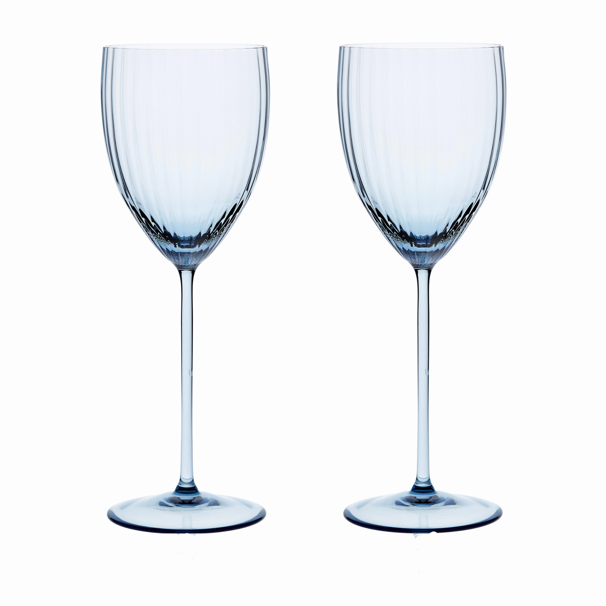 Set of Two Quinn Ocean White Wine Glasses cute desktop display