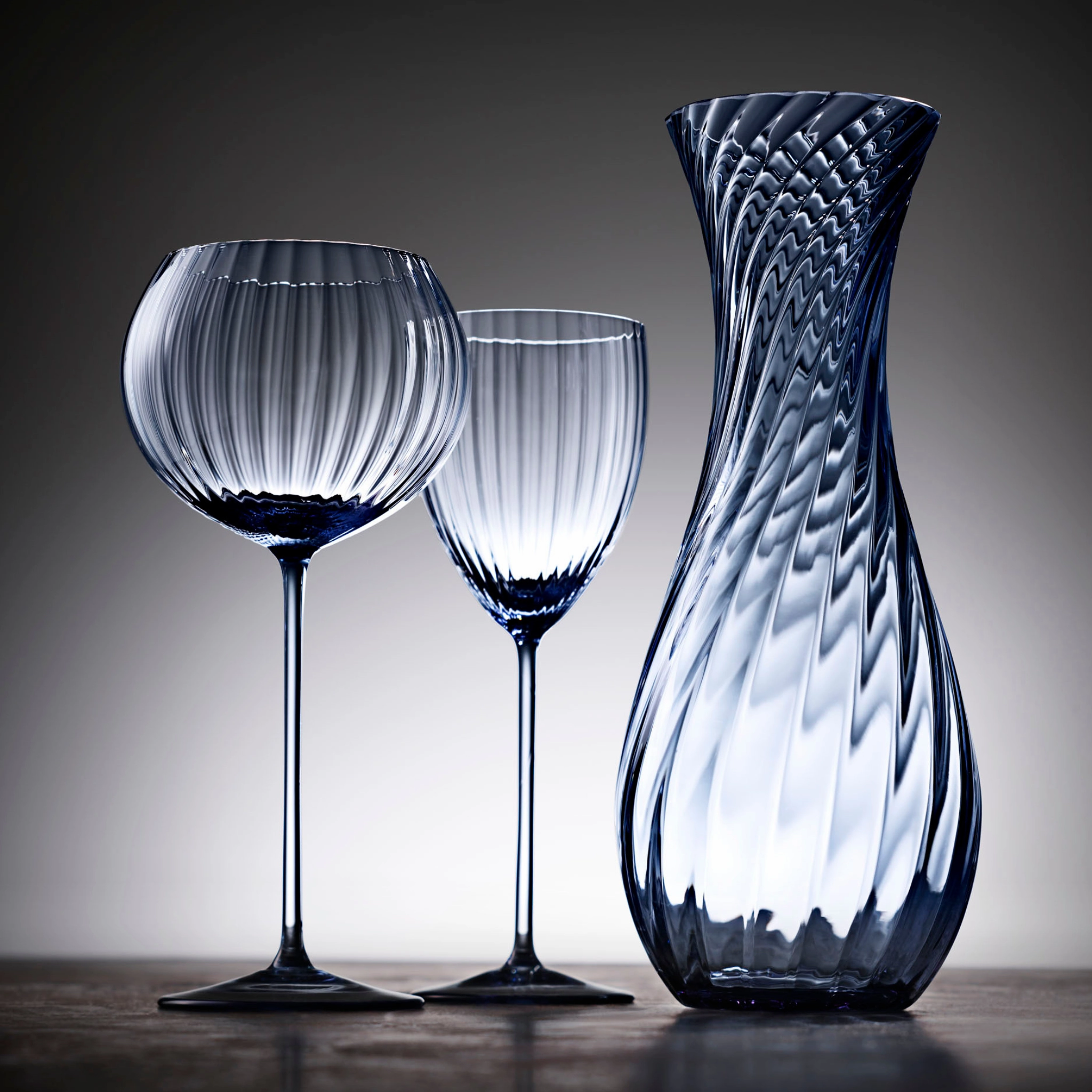 Set of Two Quinn Ocean White Wine Glasses