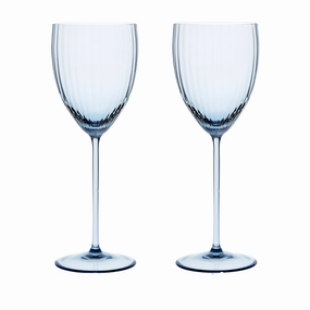 Set of Two Quinn Ocean White Wine Glasses cute desktop display