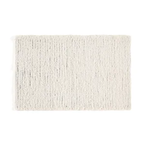 Shaggy Cotton Mat 800 X 500 White neutral everyday carpet