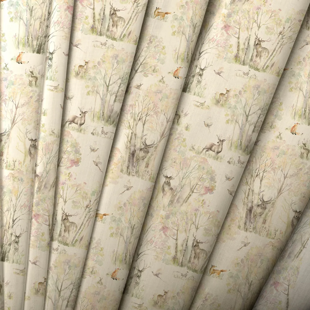 Sherwood Forest Printed Made to Measure Curtains Linen