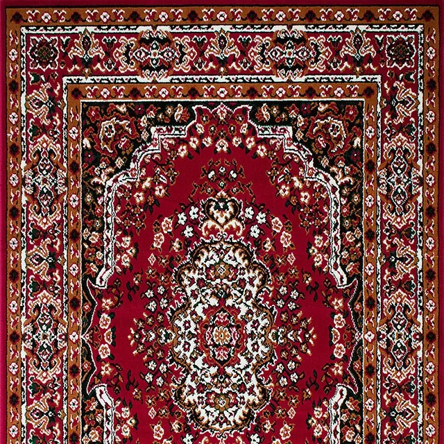 SHINTA Red 5' X 8' Area Rug neutral everyday carpet