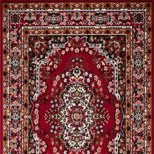SHINTA Red 5' X 8' Area Rug neutral everyday carpet