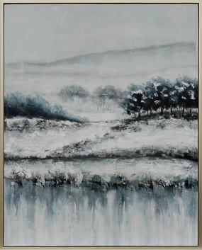 Siberia Handmade Oil Painting artistic wall mural
