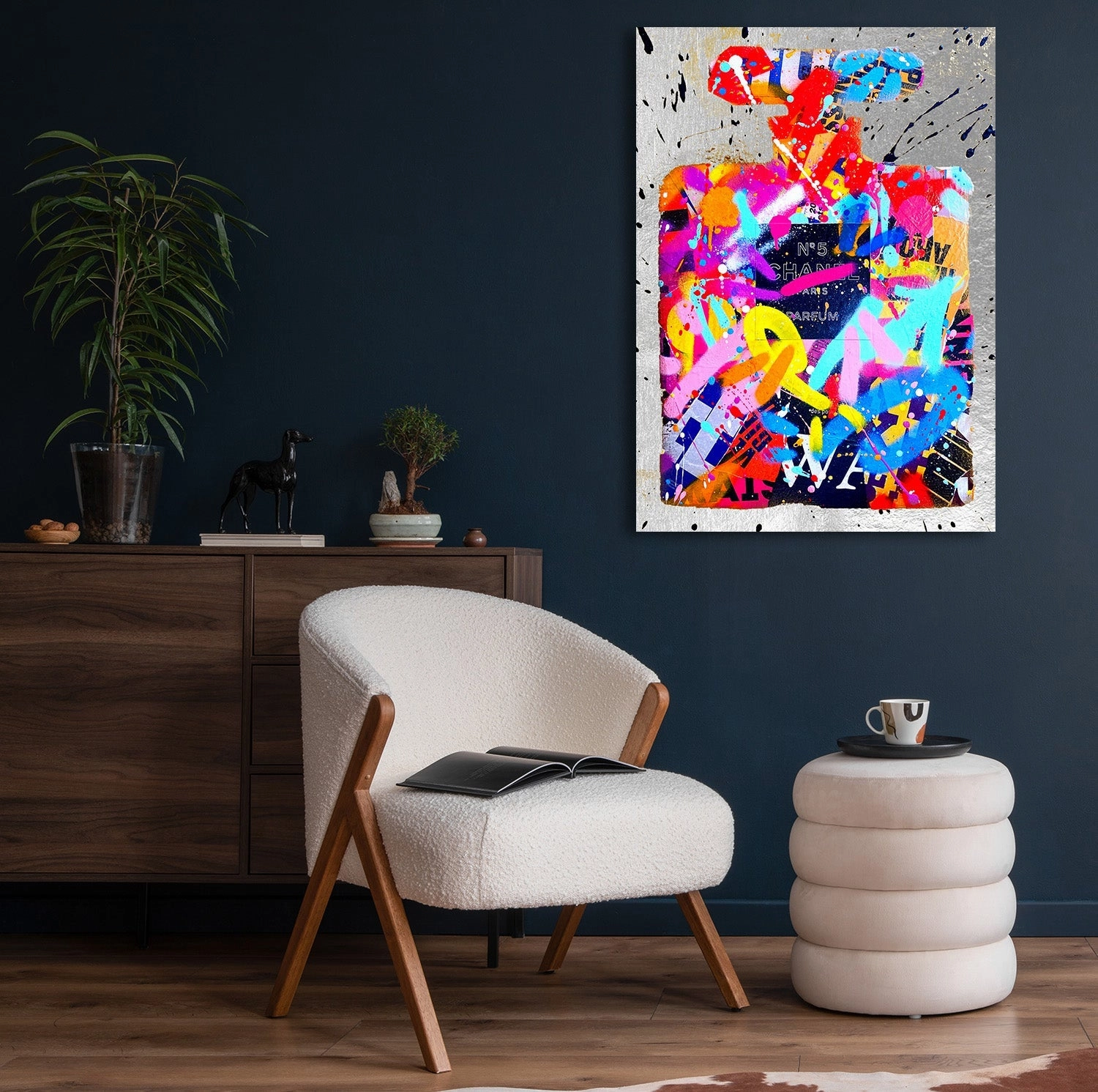 SILVER FRAGRANCE by RS Artist Silver on Acrylic