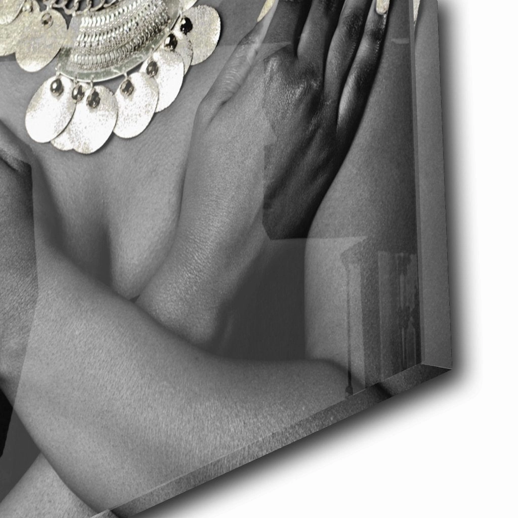 Silver Lady Silver on Acrylic