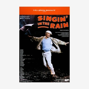 Singin' in the Rain 2000 Print star pattern wallpaper